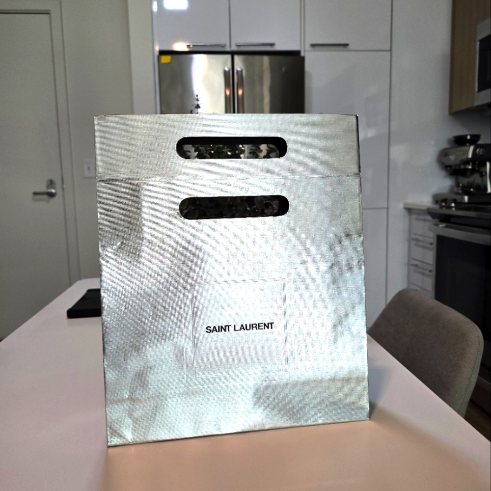 ysl shopping paper bag